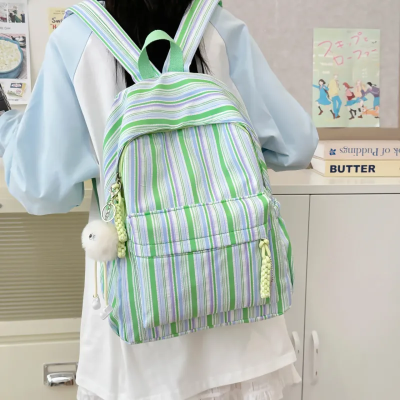 SURELAPTOP Nylon Backpack Unisex Multicolor-11