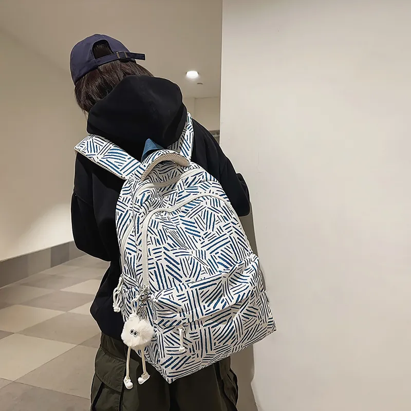 SURELAPTOP Nylon Backpack Unisex Multicolor-19