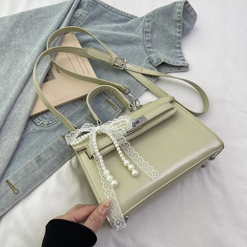 SURELAPTOP Patent Leather Handbag Regular Women's Multicolor-26