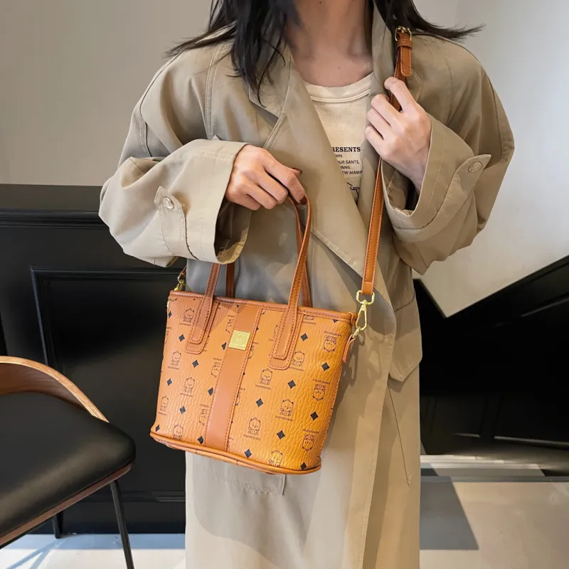 SURELAPTOP PU Tote Bag Shopping Bag Shoulder Bags Women's Multicolor-19