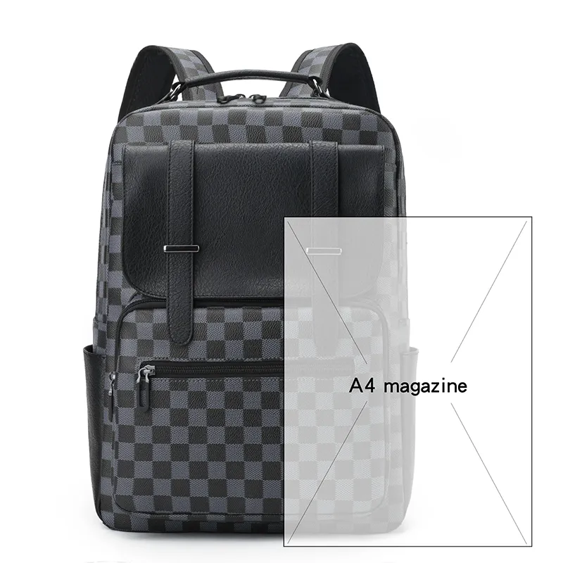 SURELAPTOP PU Backpack Unisex Multicolor-2