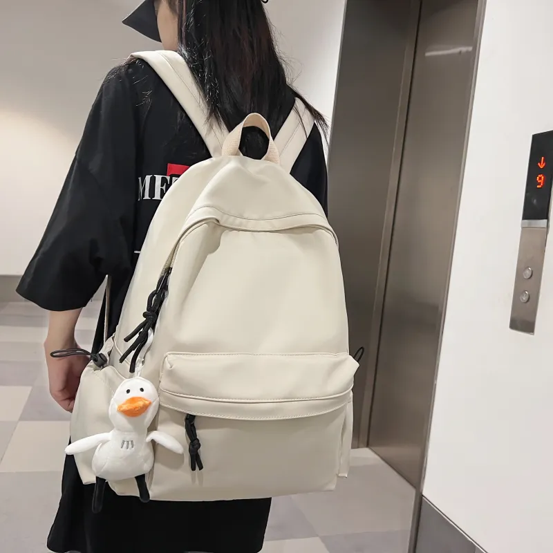 SURELAPTOP Nylon Backpack Unisex Multicolor-1