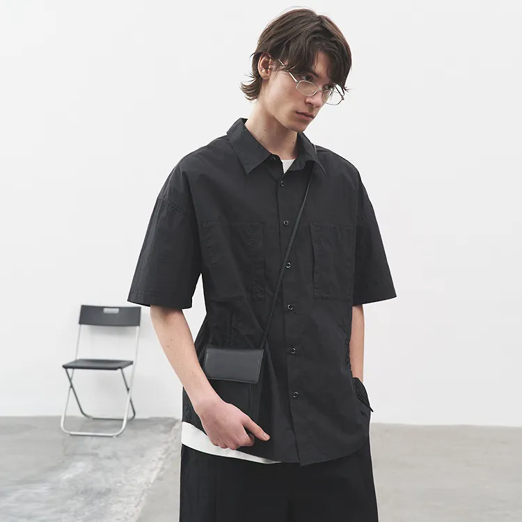 RIVER STONE Shirts Men Black-3