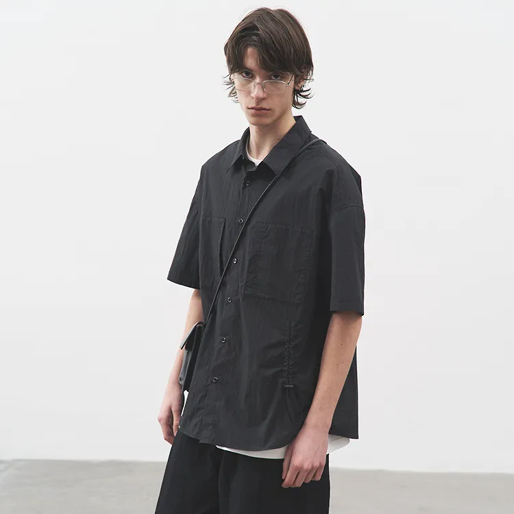RIVER STONE Shirts Men Black-5