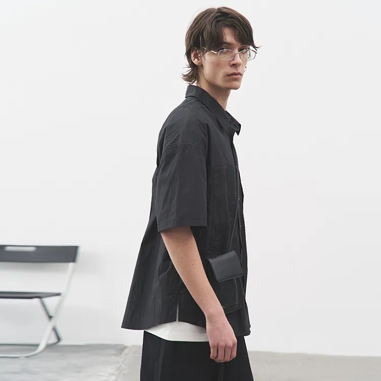 RIVER STONE Shirts Men Black-6