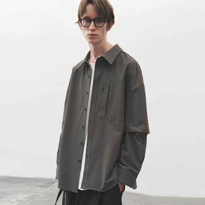 RIVER STONE Shirts Men Dark Gray-2
