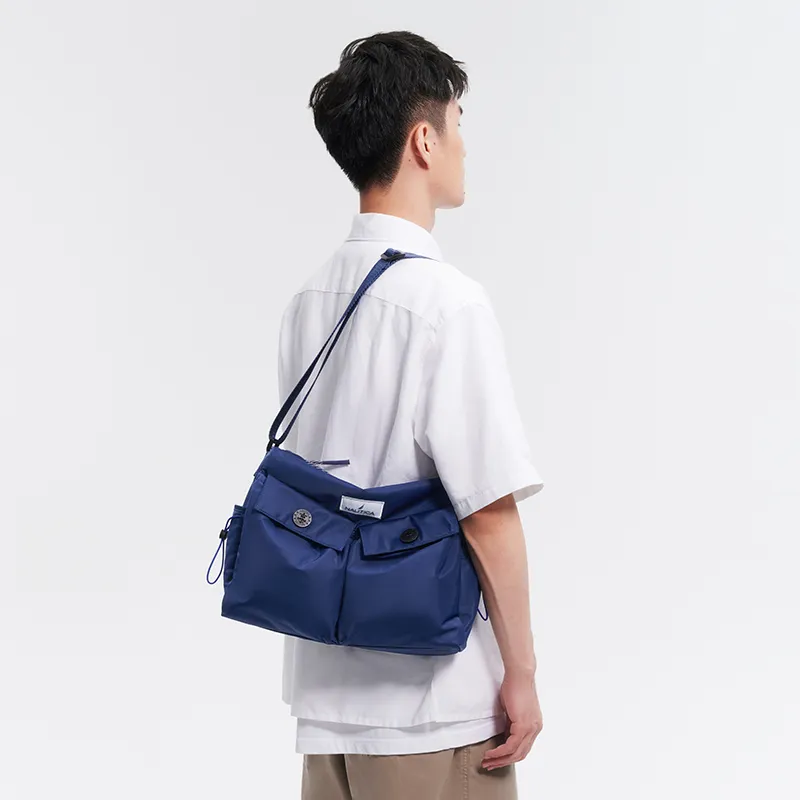 NAUTICA Nylon Shoulder Bag Regular Unisex Royal Blue-4