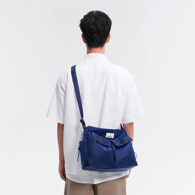 NAUTICA Nylon Shoulder Bag Regular Unisex Royal Blue-5