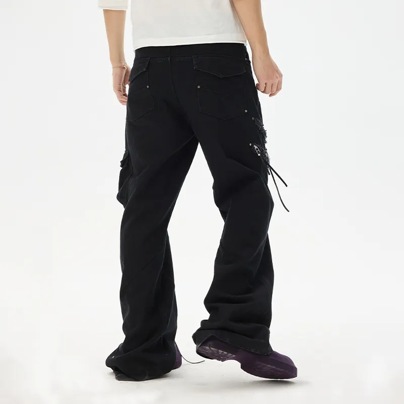 WHISTLEHUNTER Jeans Unisex Black-4