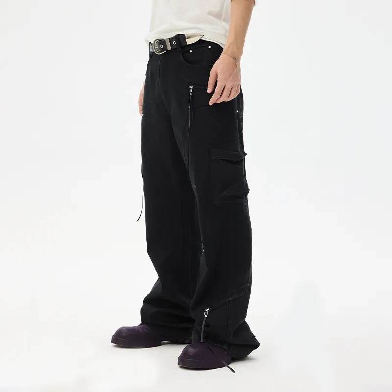 WHISTLEHUNTER Jeans Unisex Black-3