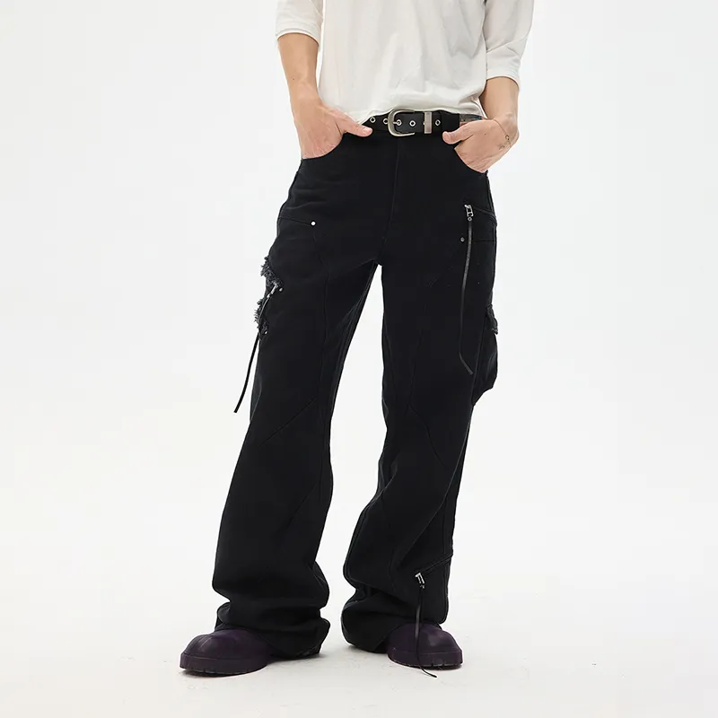 WHISTLEHUNTER Jeans Unisex Black-1