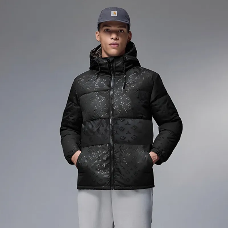 WHISTLEHUNTER Puffer Jacket Unisex Black-3