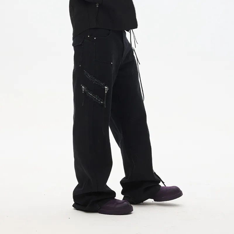 WHISTLEHUNTER Jeans Unisex Black-2