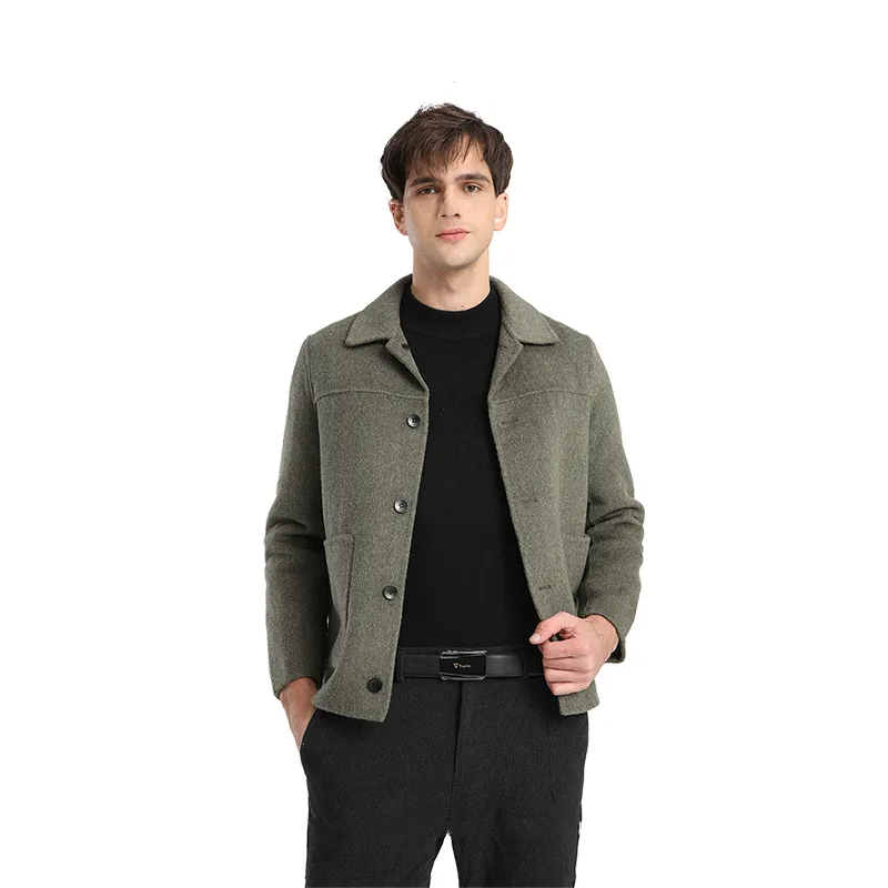 TangGuh Genuine Leather Automatic Buckle Casual Suit Pants With Belt Belt Men's 3.5cm Width-3