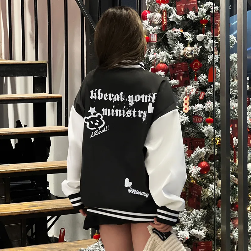 Liberal Youth Ministry Baseball Jacket Unisex-5