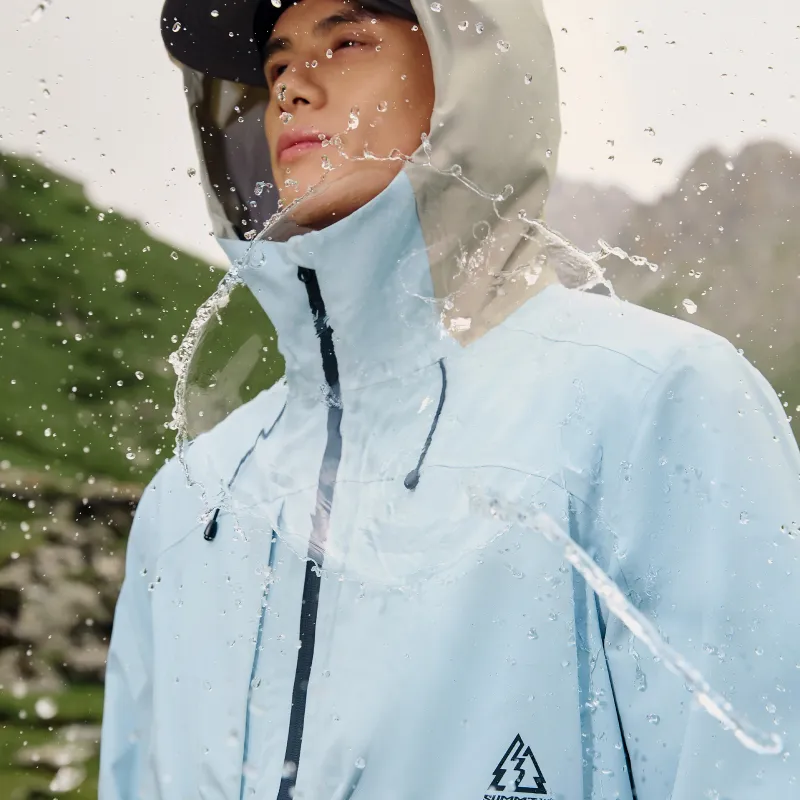 361° Water Resistant Windproof Breathable Wear Resistant Windbreaker Jacket Unisex Celestial Blue-5