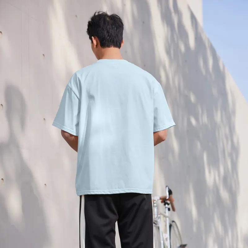 361° T Shirts Unisex Sky Blue-2