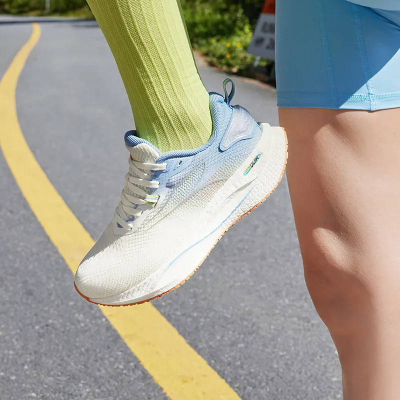 361° Speed Boost CQT Cushioning Anti-Slip And Wear-Resistant Low-Top Running Shoes Women's Sky Blue-9