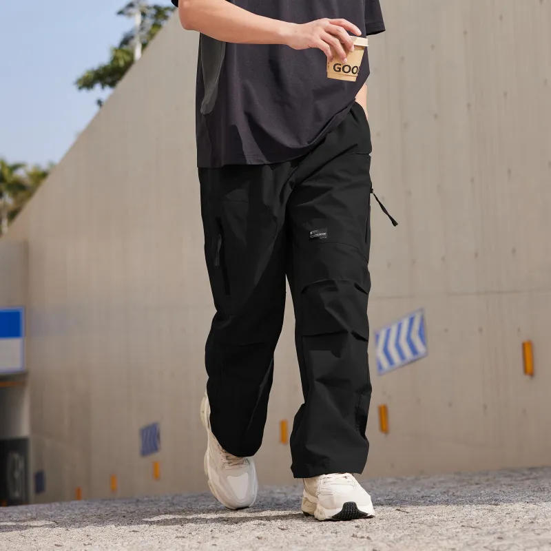 361° Casual Pants Unisex Super Black-1