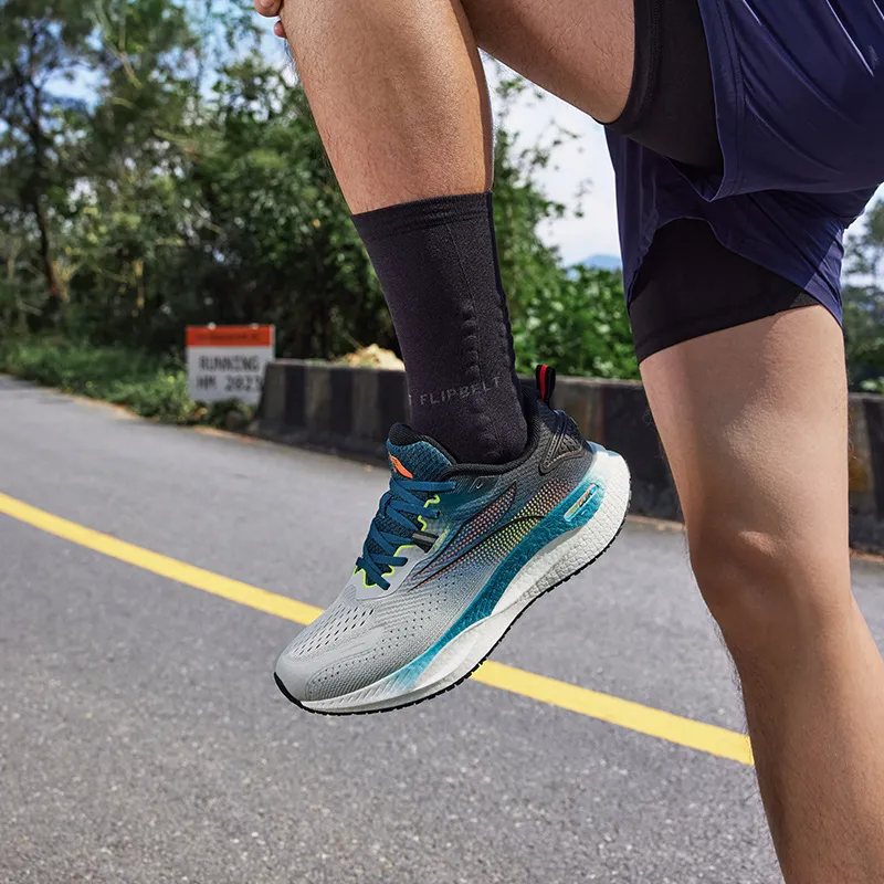 361° Speed Boost CQT Cushioning Anti Slip Wear Resistant Breathability Low Top Running Shoes Men's Numbers Teal-7