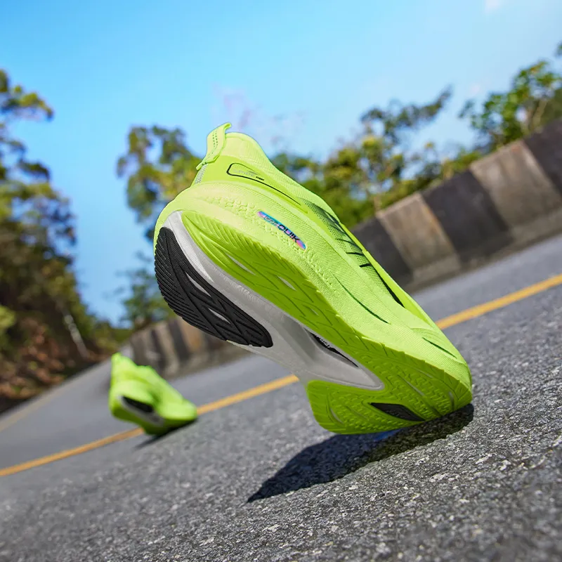 361° Speedy Float Lemon Cushioning Anti-Slip Wear-Resistant Breathability Low-Top Running Shoes Men's Green-5