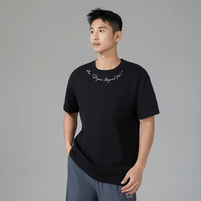 361° T Shirt Unisex Super Black-2