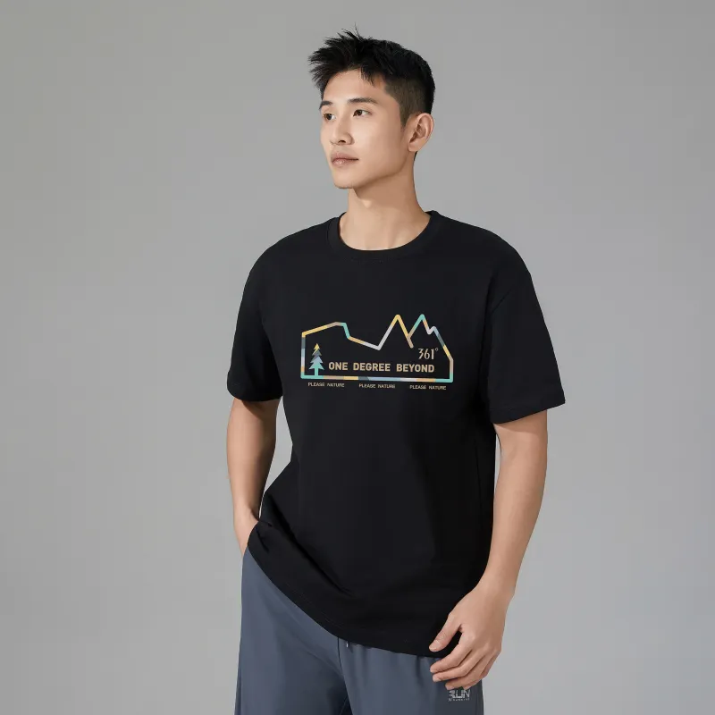 361° T Shirt Unisex Super Black-4