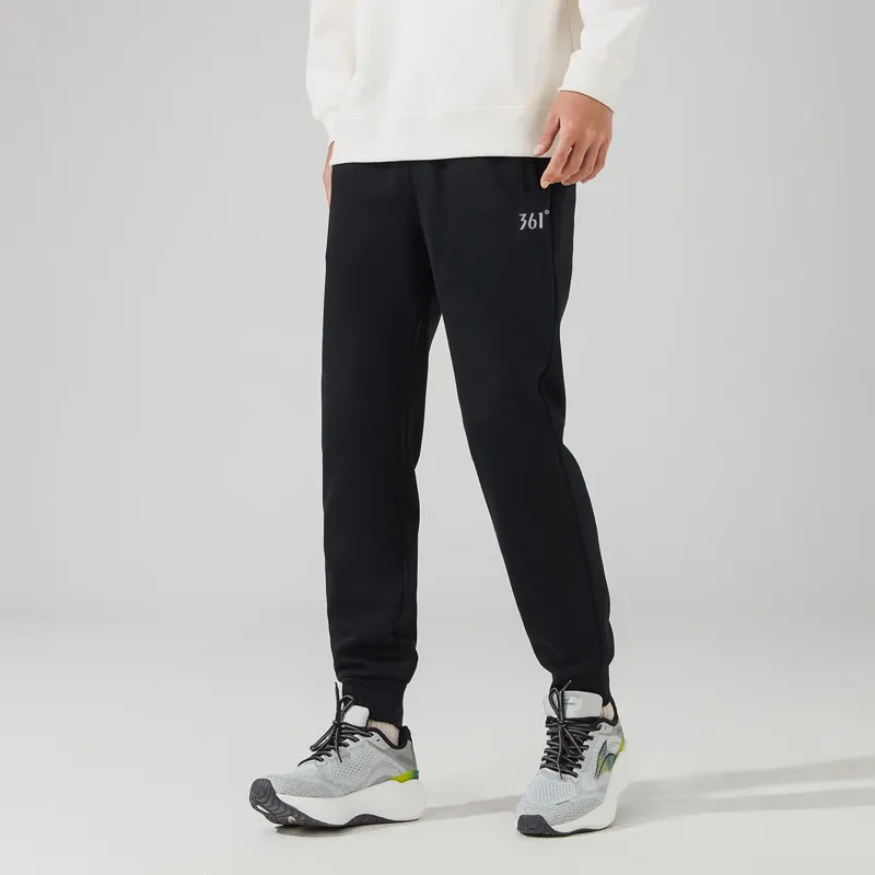361° Knitted Sweatpants Unisex Super Black-3