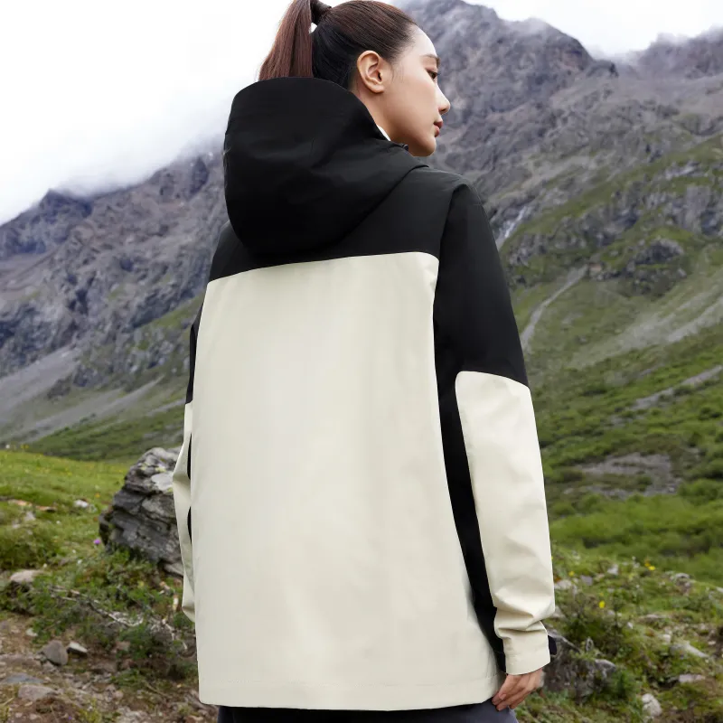 361° Windproof Windbreaker Jacket Men's Sand Brown White/super Black-4