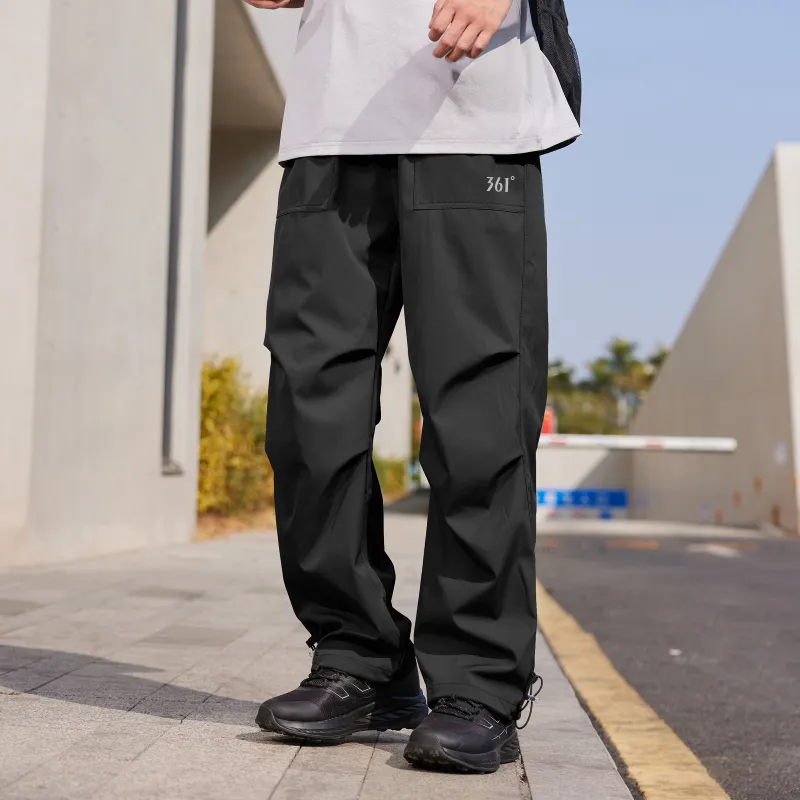 361° Casual Pants Unisex Super Black-2