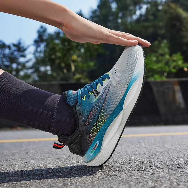 361° Speed Boost CQT Cushioning Anti Slip Wear Resistant Breathability Low Top Running Shoes Men's Numbers Teal-8
