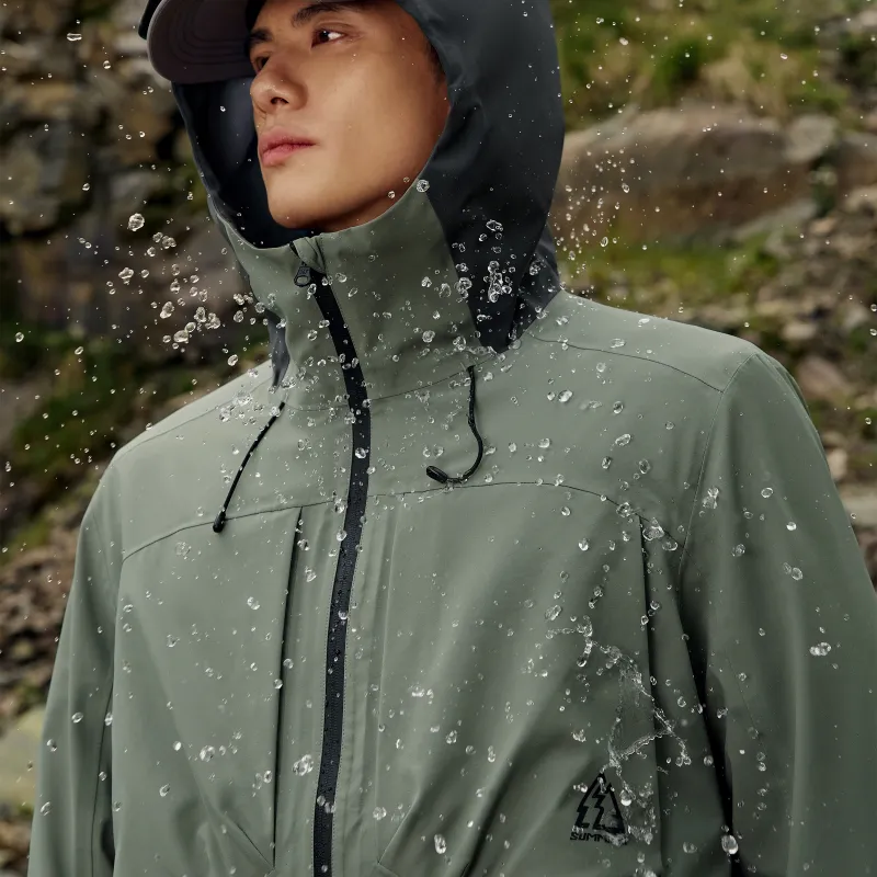 361° Windproof Waterproof Wear Resistant Breathable Windbreaker Jacket Unisex Dushan Green-6