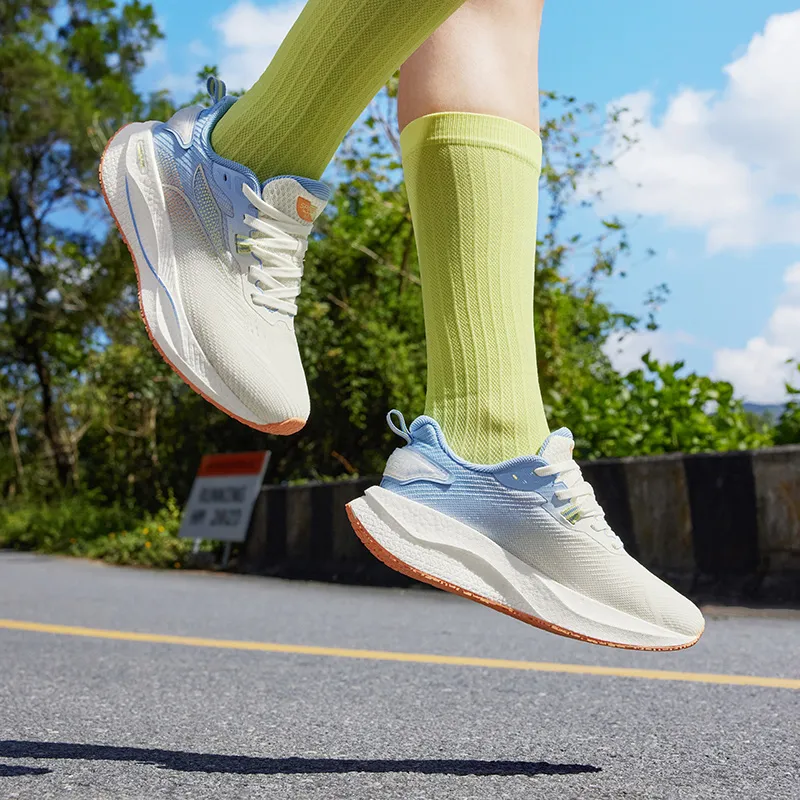 361° Speed Boost CQT Cushioning Anti-Slip And Wear-Resistant Low-Top Running Shoes Women's Sky Blue-7