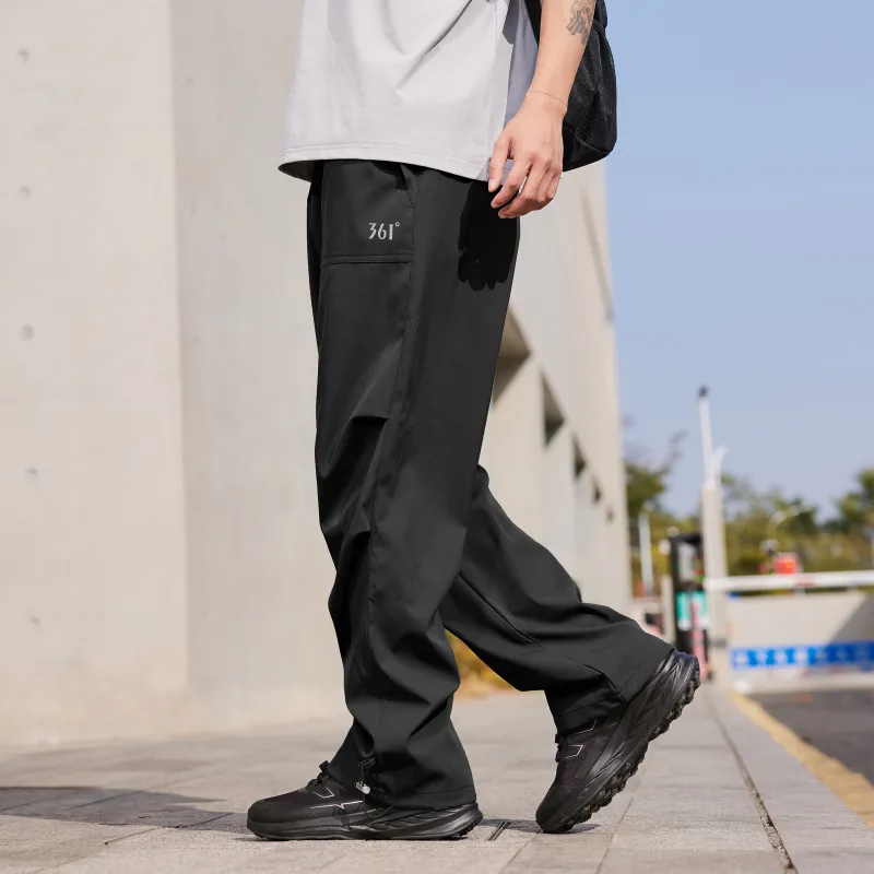 361° Casual Pants Unisex Super Black-5
