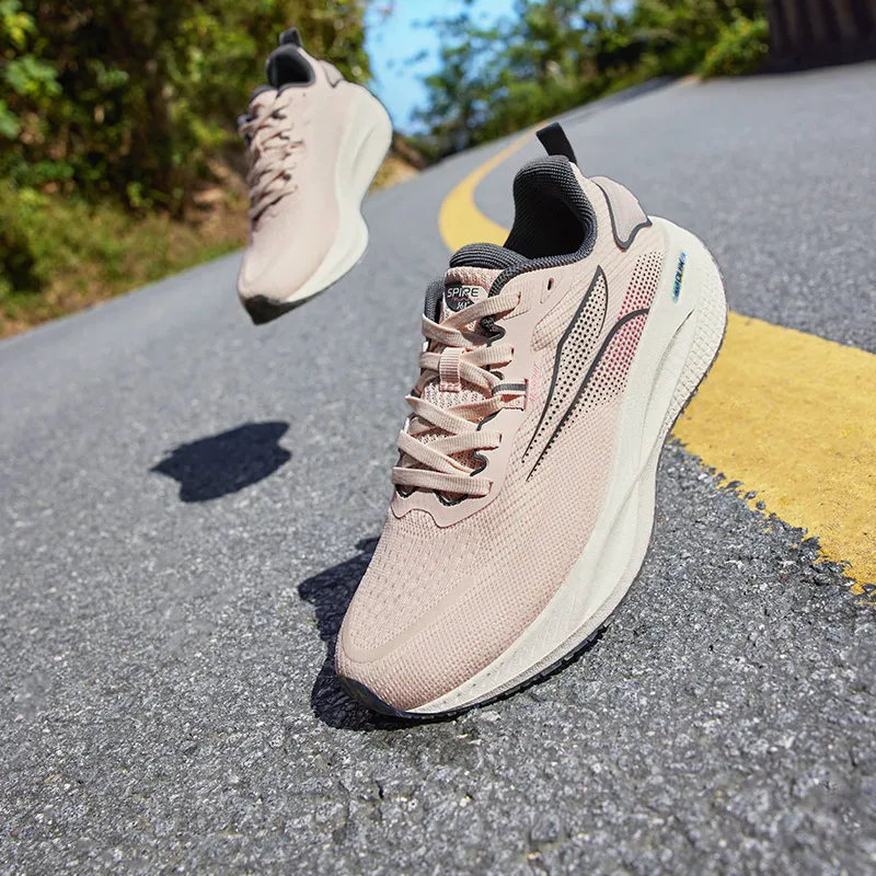 361° Speed Boost CQT Cushioning Anti Slip And Wear Resistant Low Top Running Shoes Women's Pink-10