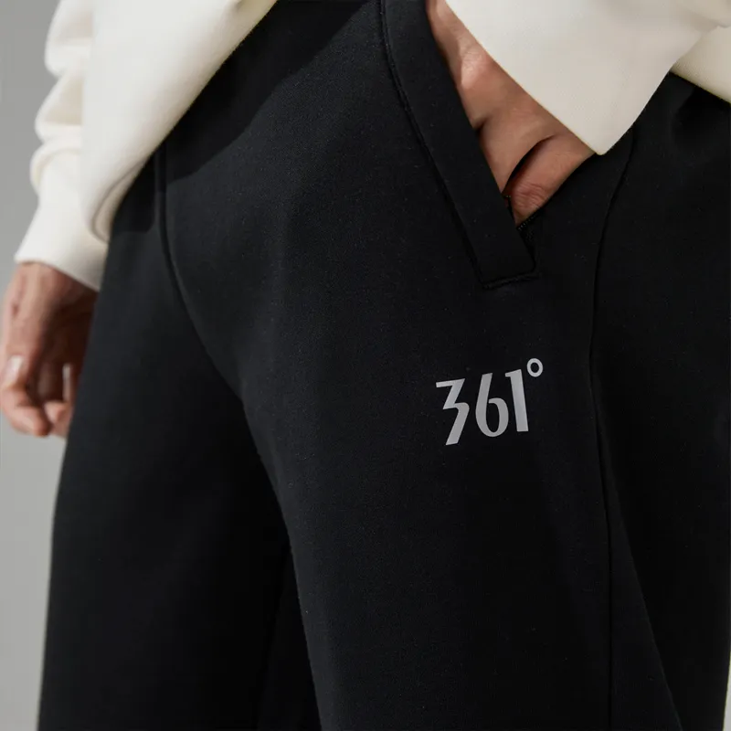 361° Knitted Sweatpants Unisex Super Black-5