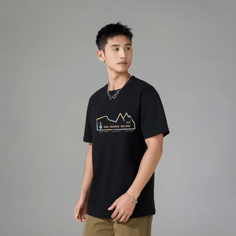 361° T Shirt Unisex Super Black-3