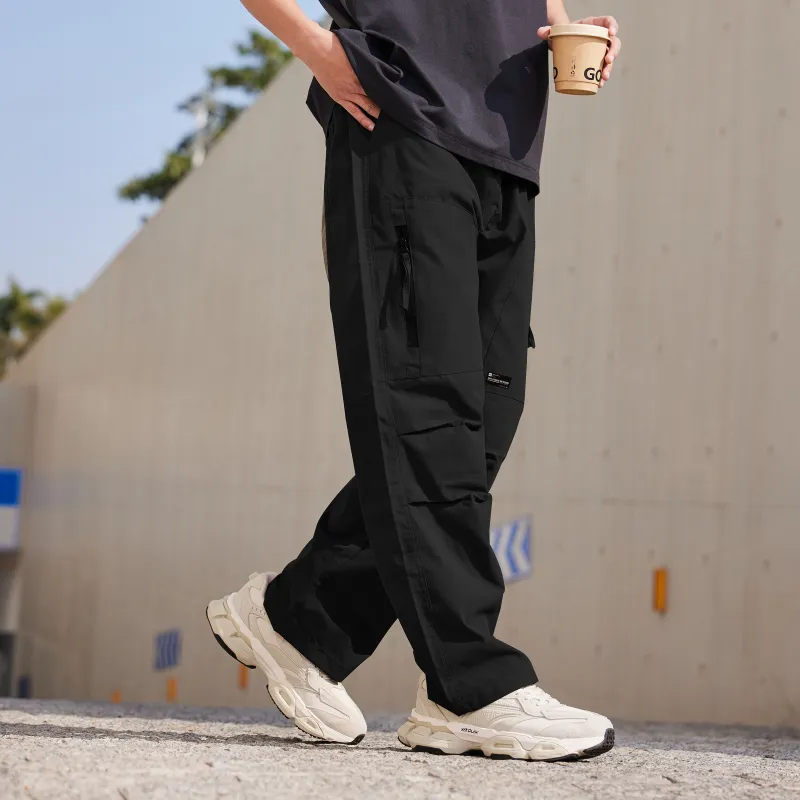 361° Casual Pants Unisex Super Black-3