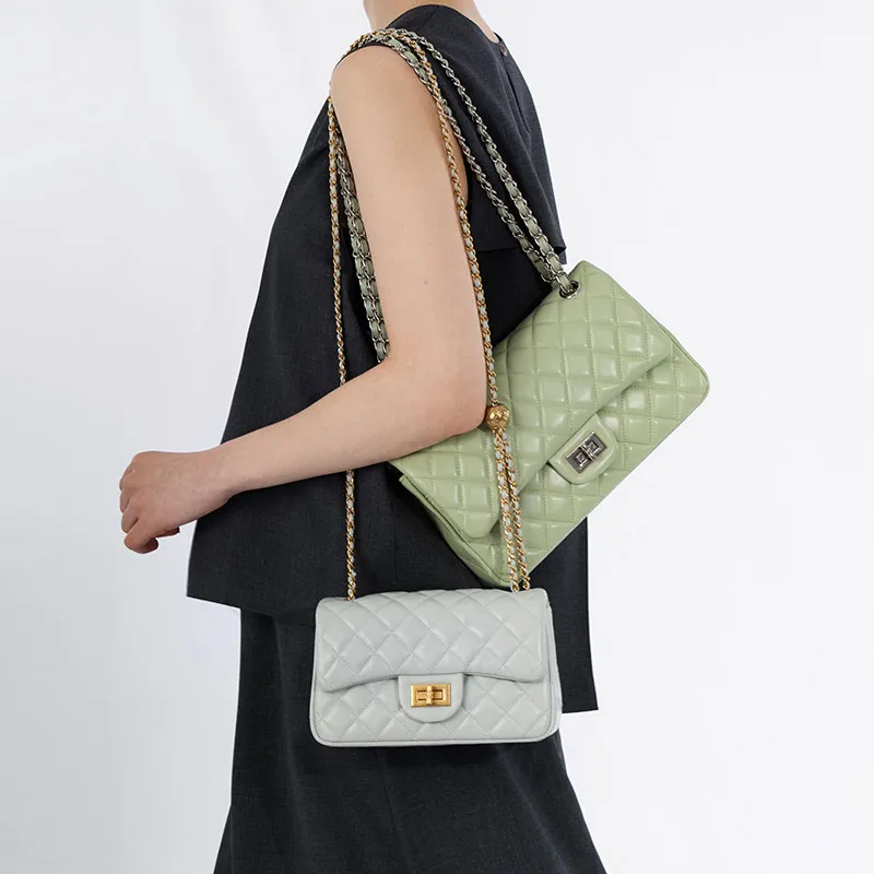 VENOF Chanel Inspired Crossbody Bag, Shoulder Bag, Trumpets Women's Black/White/Blue-22