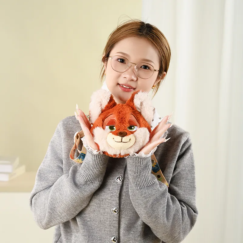POTDEMIEL Disney/Disney Collaboration Polyester The Plush Pain Belt Is Cute Q Meng Crossbody Bag Regular Unisex-8
