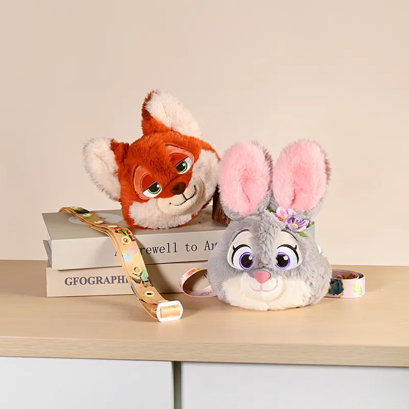 POTDEMIEL Disney/Disney Collaboration Polyester The Plush Pain Belt Is Cute Q Meng Crossbody Bag Regular Unisex-15