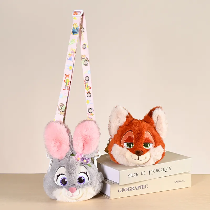 POTDEMIEL Disney/Disney Collaboration Polyester The Plush Pain Belt Is Cute Q Meng Crossbody Bag Regular Unisex-16