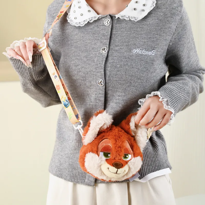 POTDEMIEL Disney/Disney Collaboration Polyester The Plush Pain Belt Is Cute Q Meng Crossbody Bag Regular Unisex-9