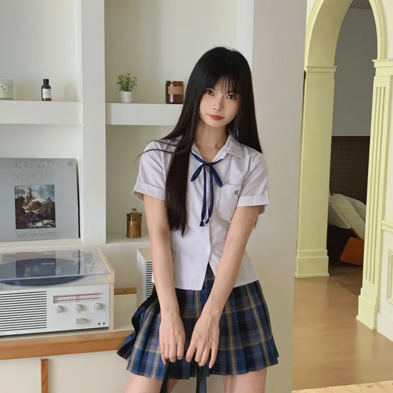 Ice Cream And Whale Summer JK Uniform Set Women's Gift Box Set-2