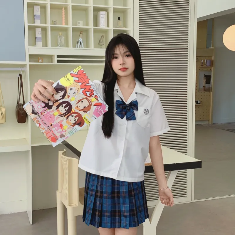 Ice Cream And Whale Summer JK Uniform Set Women's Gift Box Set-3