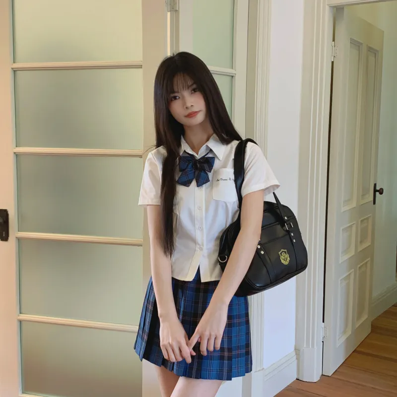 Ice Cream And Whale Summer JK Uniform Set Women's Gift Box Set-2