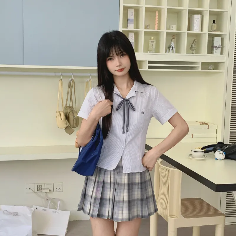 Ice Cream And Whale Summer JK Uniform Set Women's Gift Box Set-3