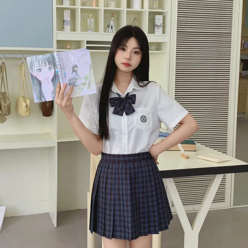 Ice Cream And Whale Summer JK Uniform Set Women's Gift Box Set-4