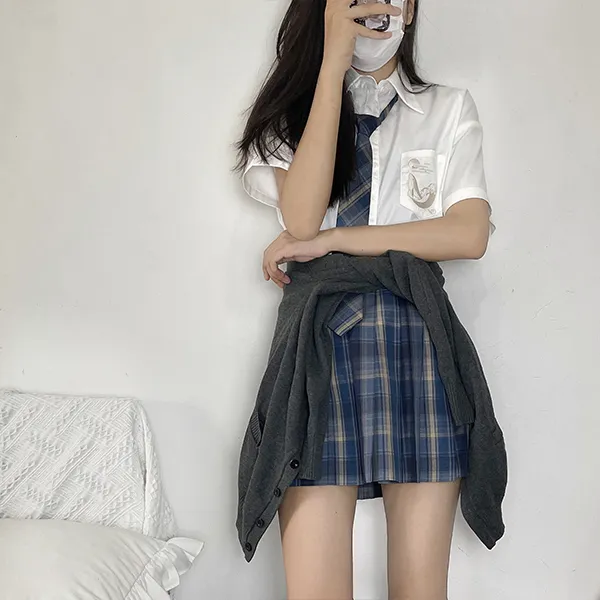 Ice Cream And Whale Uniform Women's-8