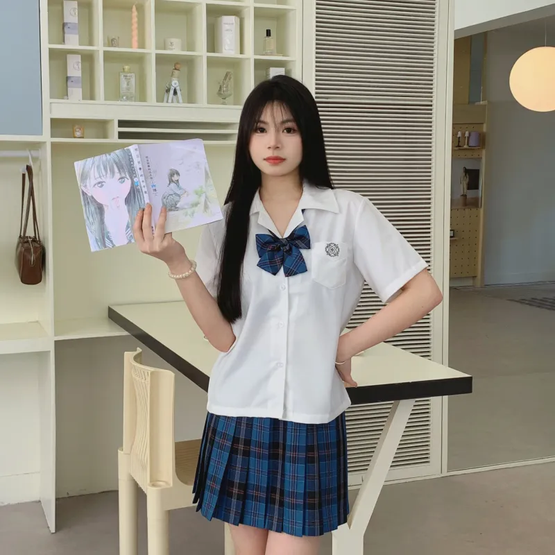 Ice Cream And Whale Summer JK Uniform Set Women's Gift Box Set-4